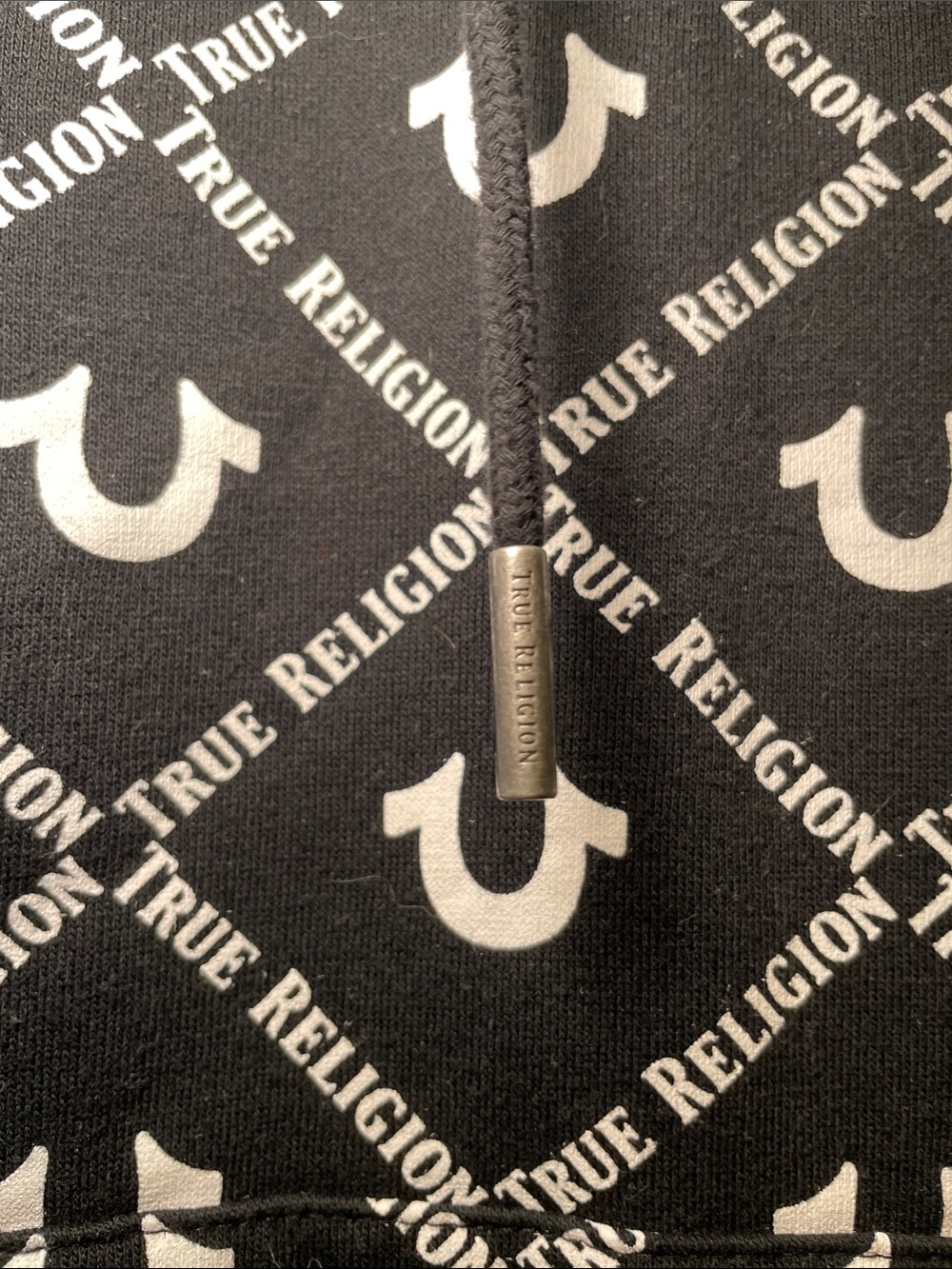 True Religion Black & White Logo Print Men’s Set - Picture 4 of 10
